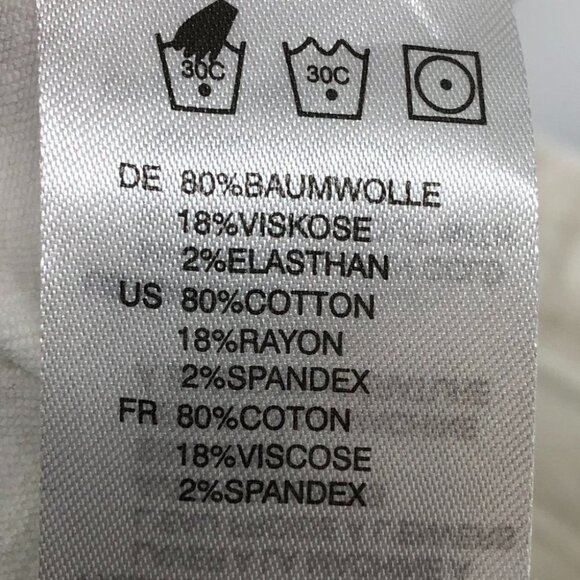 Articles of  Society Sarah Skinny White Jeans Ripped Knee Mid-rise size 29 - Picture 11 of 15